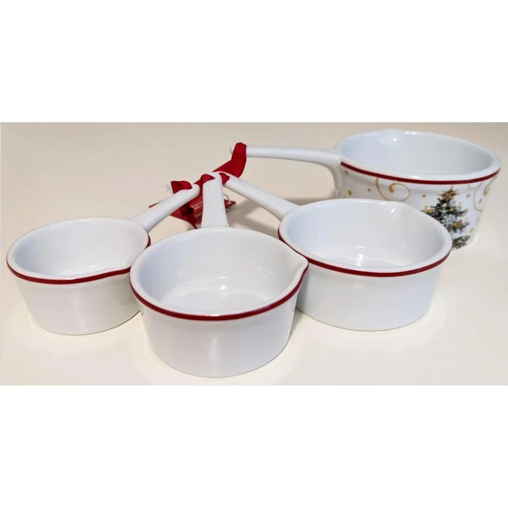 New Williams Sonoma Twas The Night Before Christmas Set of 4 Measuring Cups